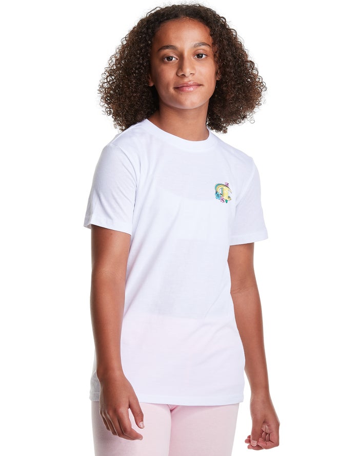 Camiseta Champion Niña - Classic Paradise ( Blancas ) 6108527-QA